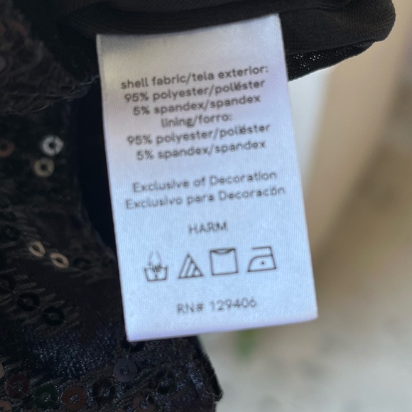 Venus Z221710 Velvet & Sequin Flare Pants - 2 - Picture 6 of 7